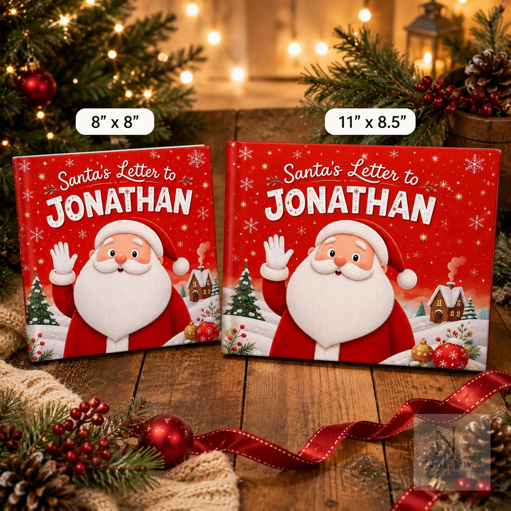 Personalized Christmas Book for Kids With Santa Letter