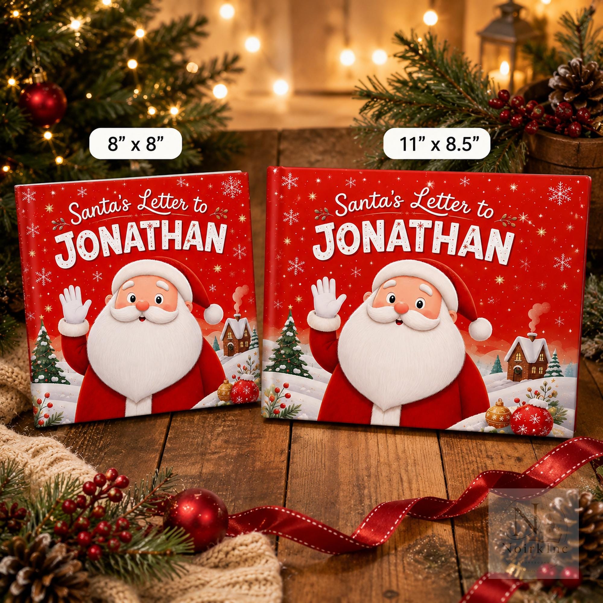 Personalized Christmas Book for Kids With Santa Letter