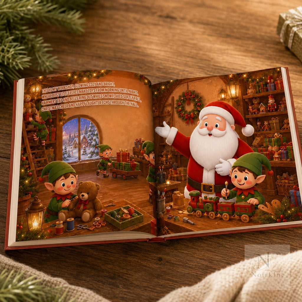 Personalized Christmas Book for Kids With Santa Letter