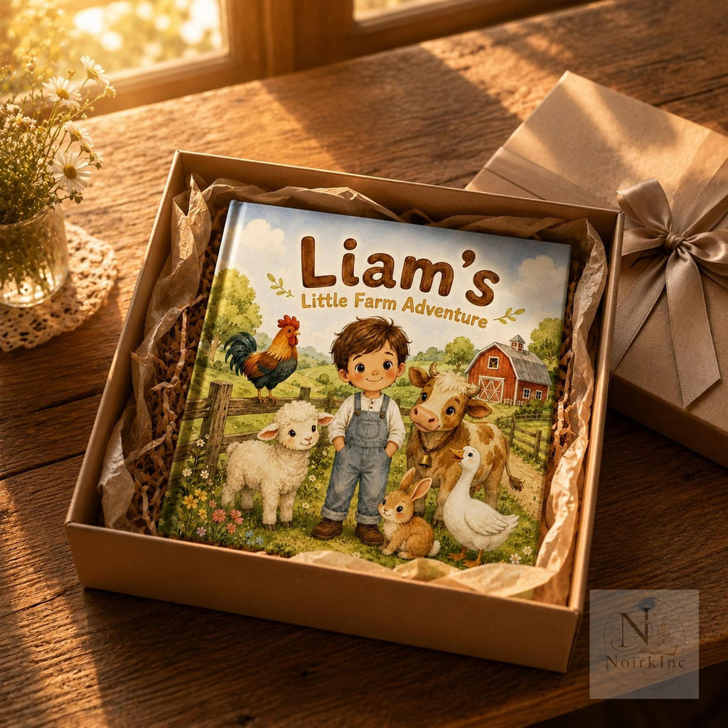 Personalized Farm Animal Book for Kids