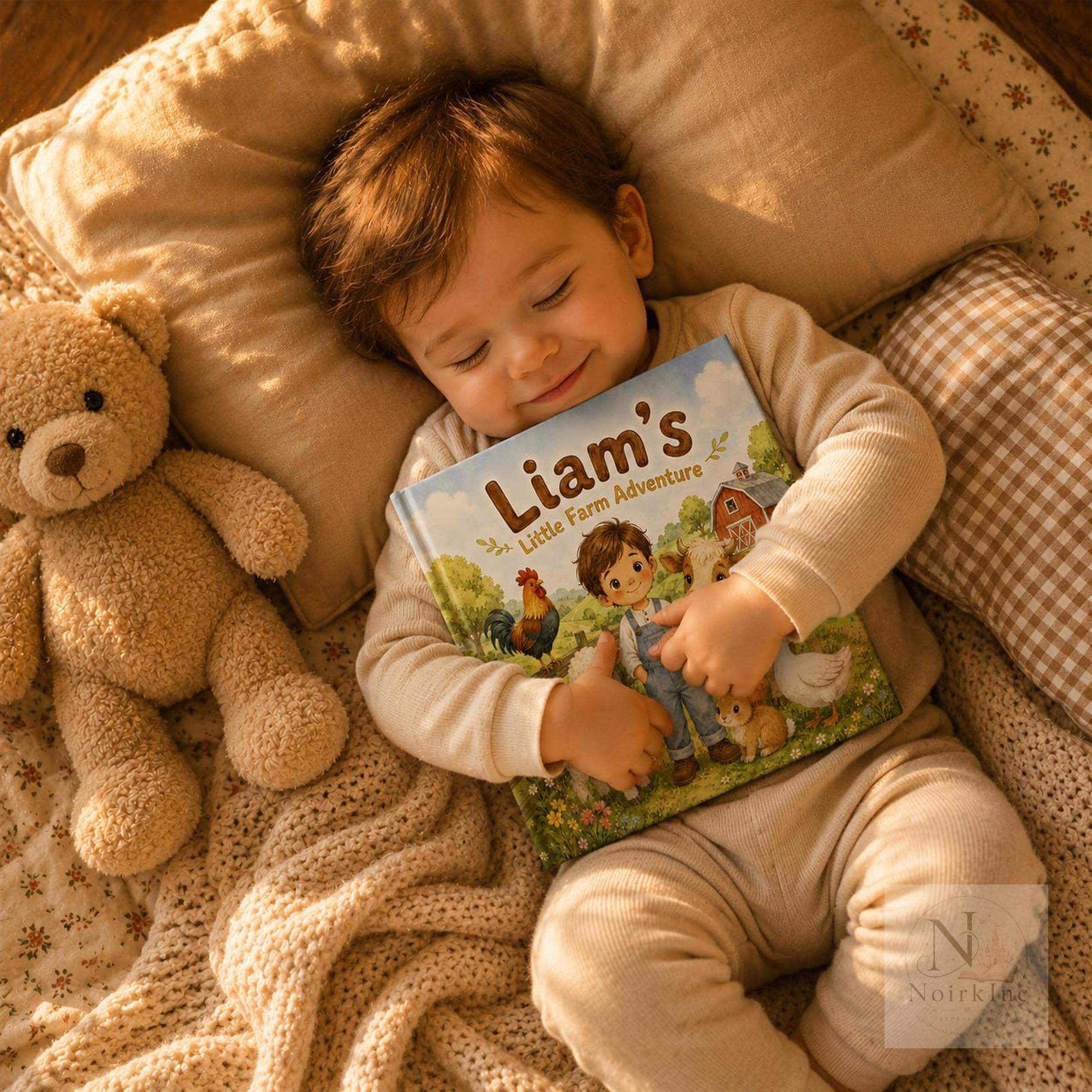 Personalized Farm Animal Book for Kids