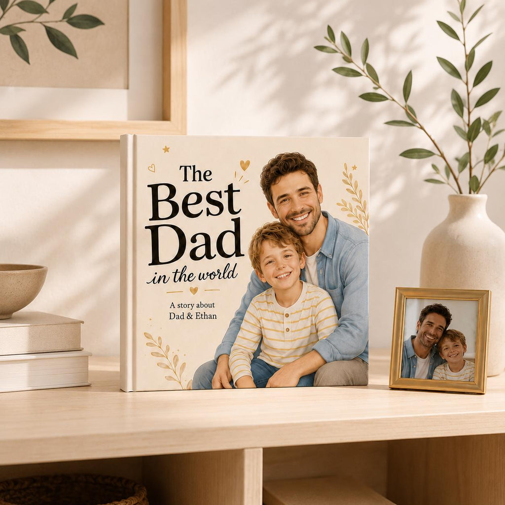 Personalized Dad Book for Father's Day – Custom Photo Storybook