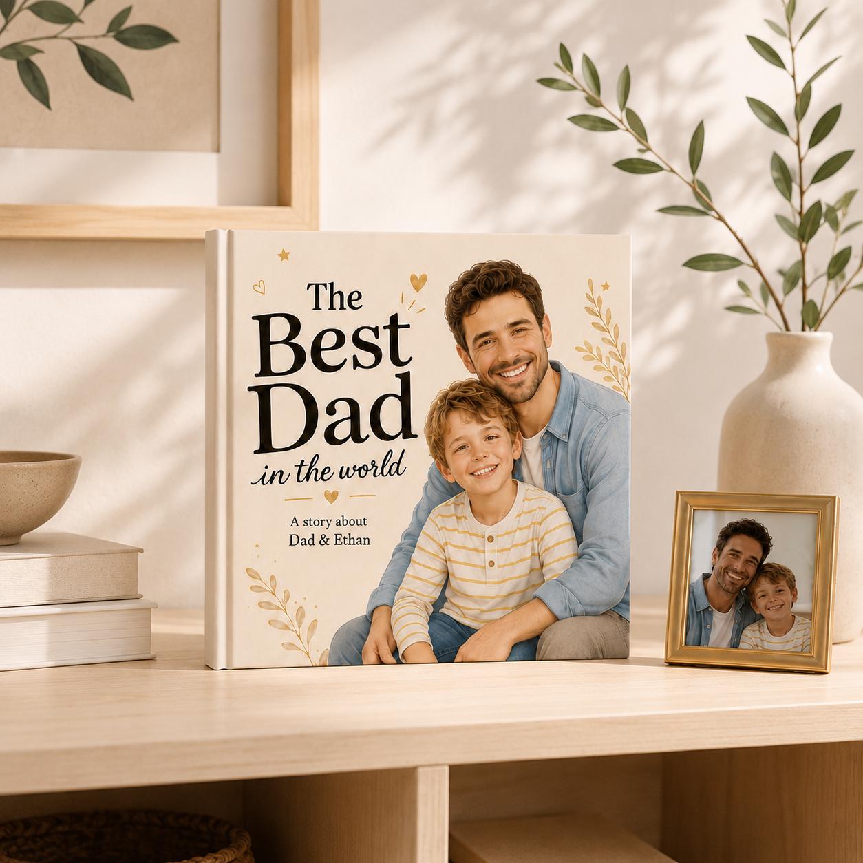 Personalized Dad Book for Father's Day – Custom Photo Storybook