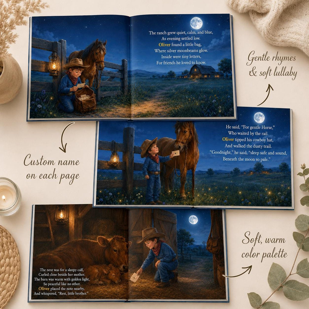 Personalized Cowboy Book for Boys