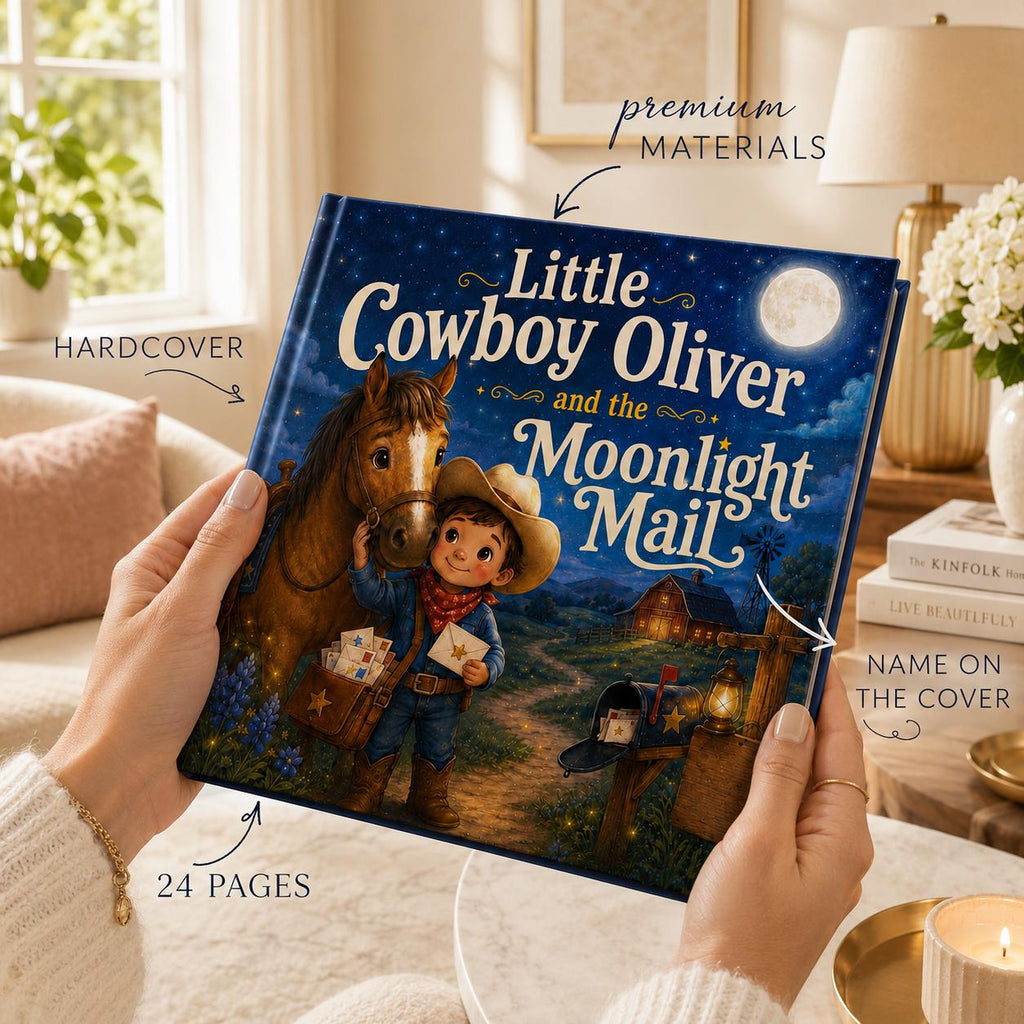 Personalized Cowboy Book for Boys