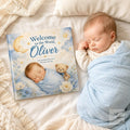 Personalized Baby Boy Story Book, Newborn Keepsake
