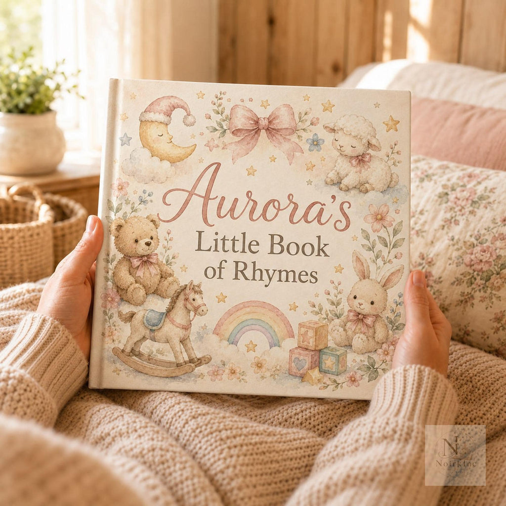 Personalized Baby Girl Rhyme Book