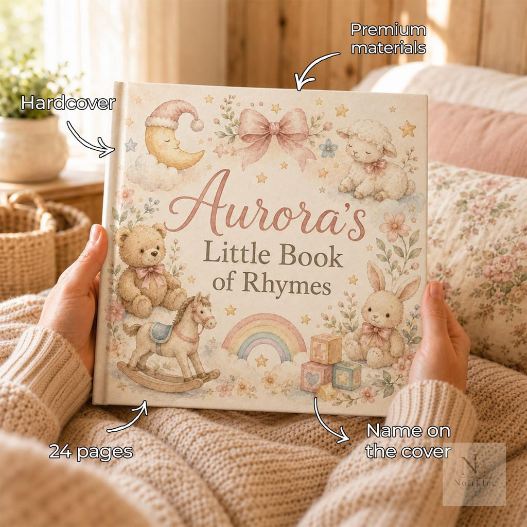 Personalized Baby Girl Rhyme Book