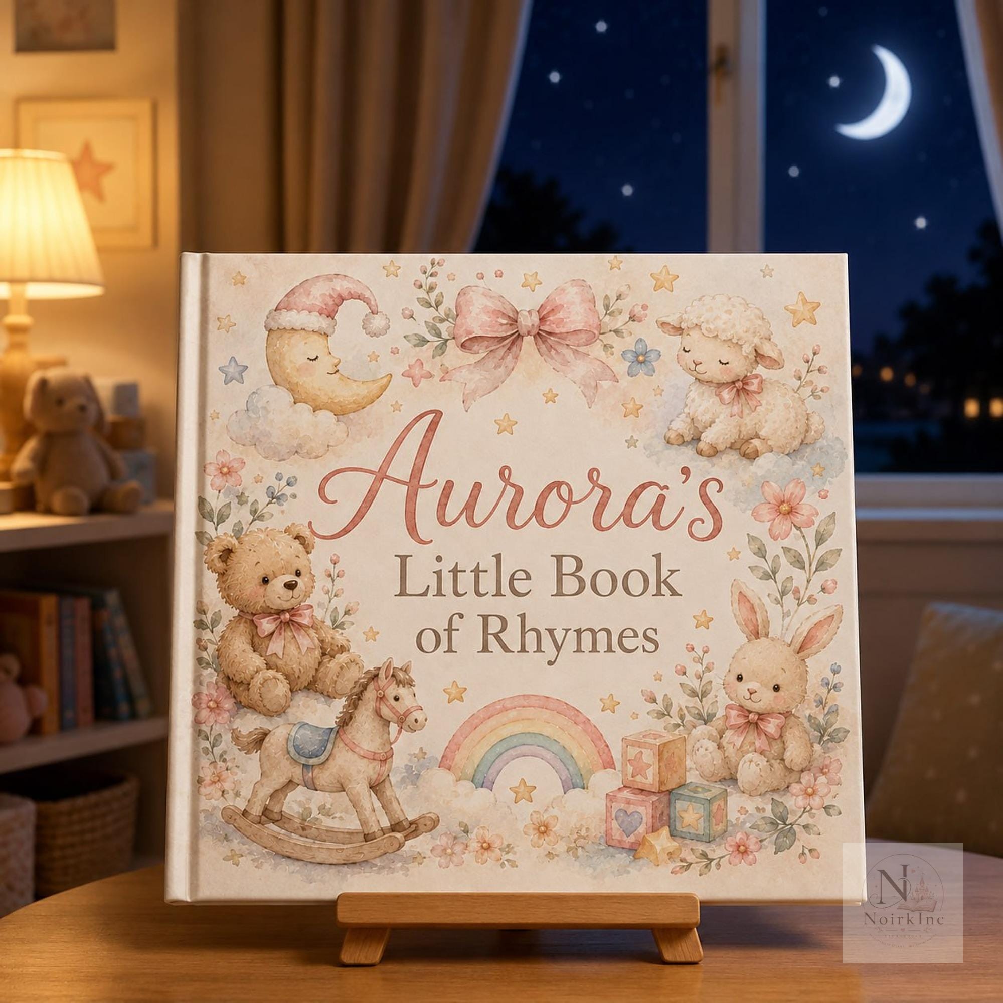 Personalized Baby Girl Rhyme Book