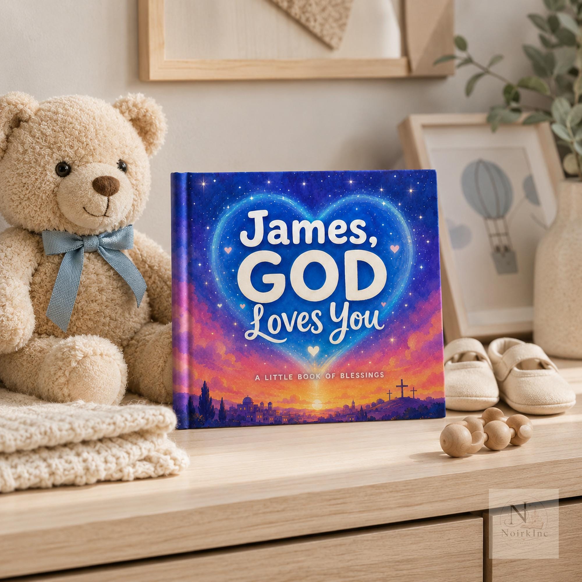 Personalized Christian Book for Kids - Baptism Gift