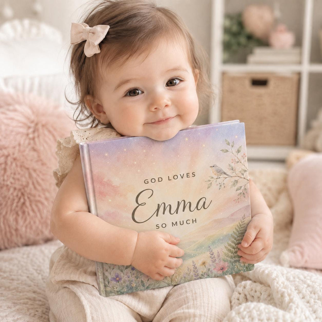 Personalized Bible Story Book for Kids | Baptism & Christening Gift
