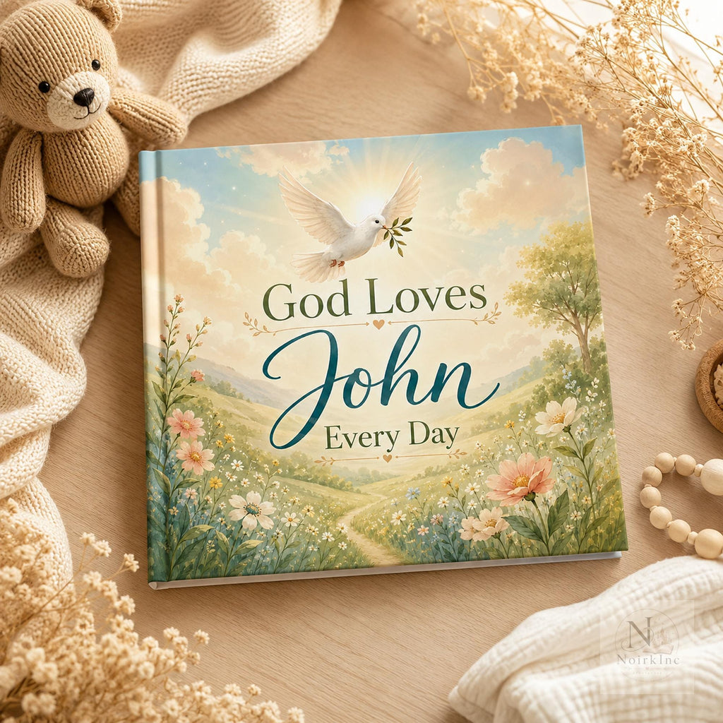 Personalized Christian Baby Book for Boys