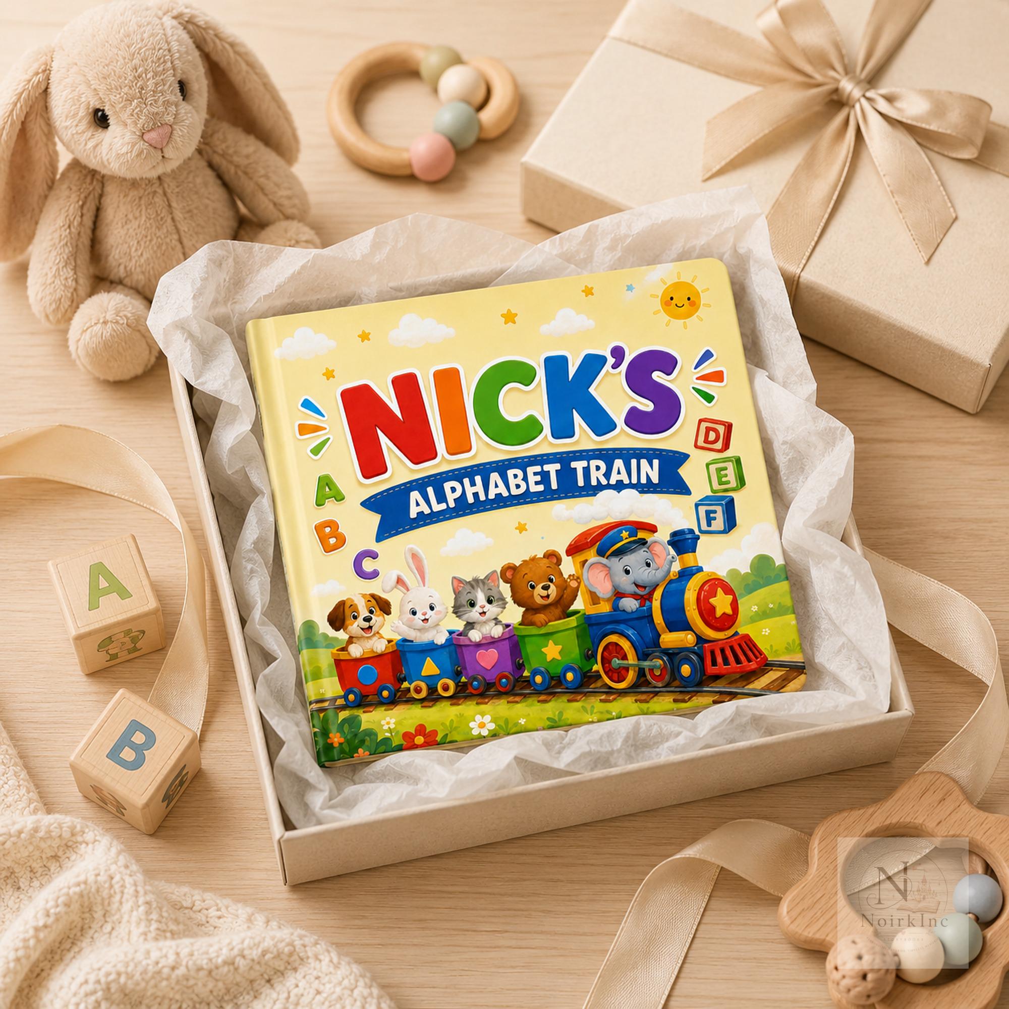 Personalized Baby ABC Book With Custom Name