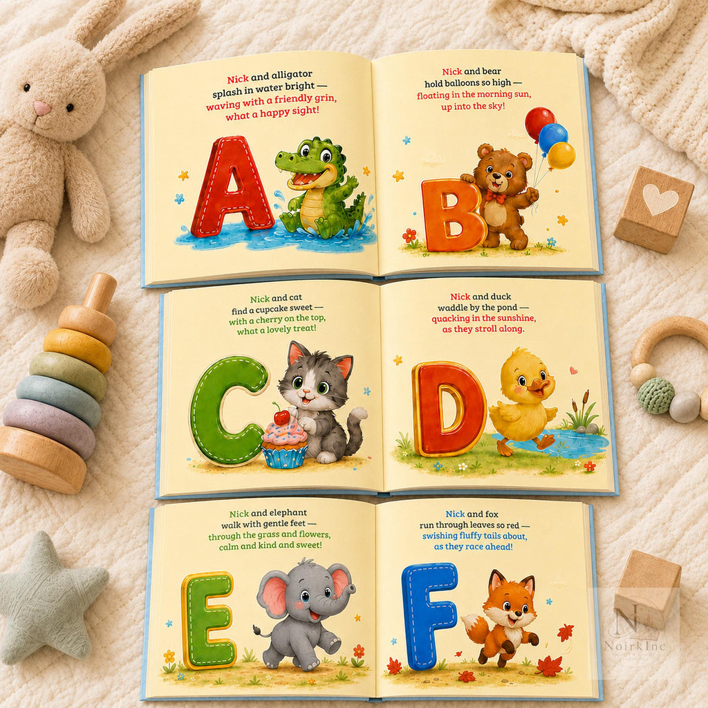 Personalized Baby ABC Book With Custom Name