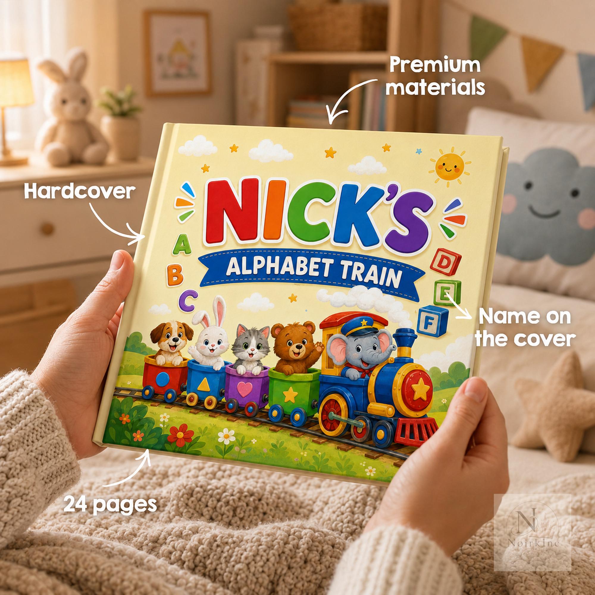 Personalized Baby ABC Book With Custom Name
