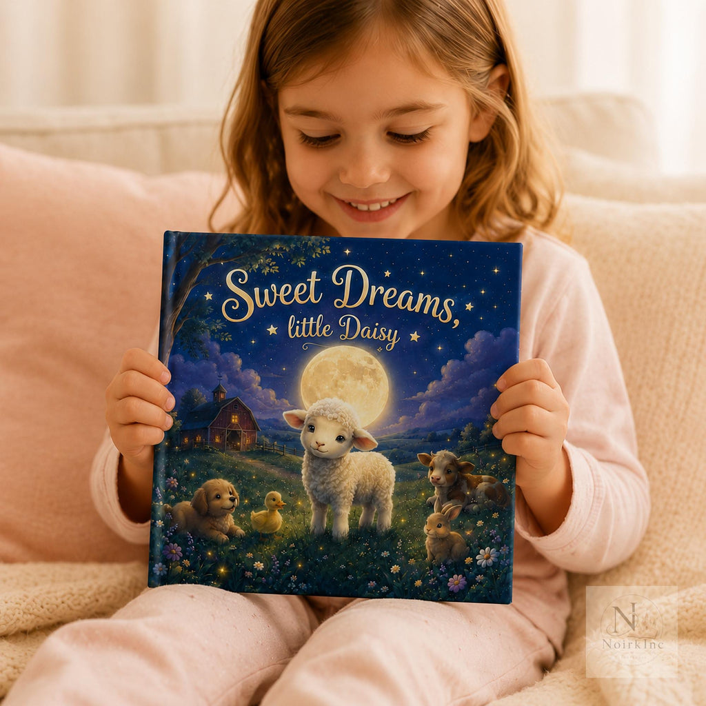 Personalized Bedtime Story Book With Farm Animals