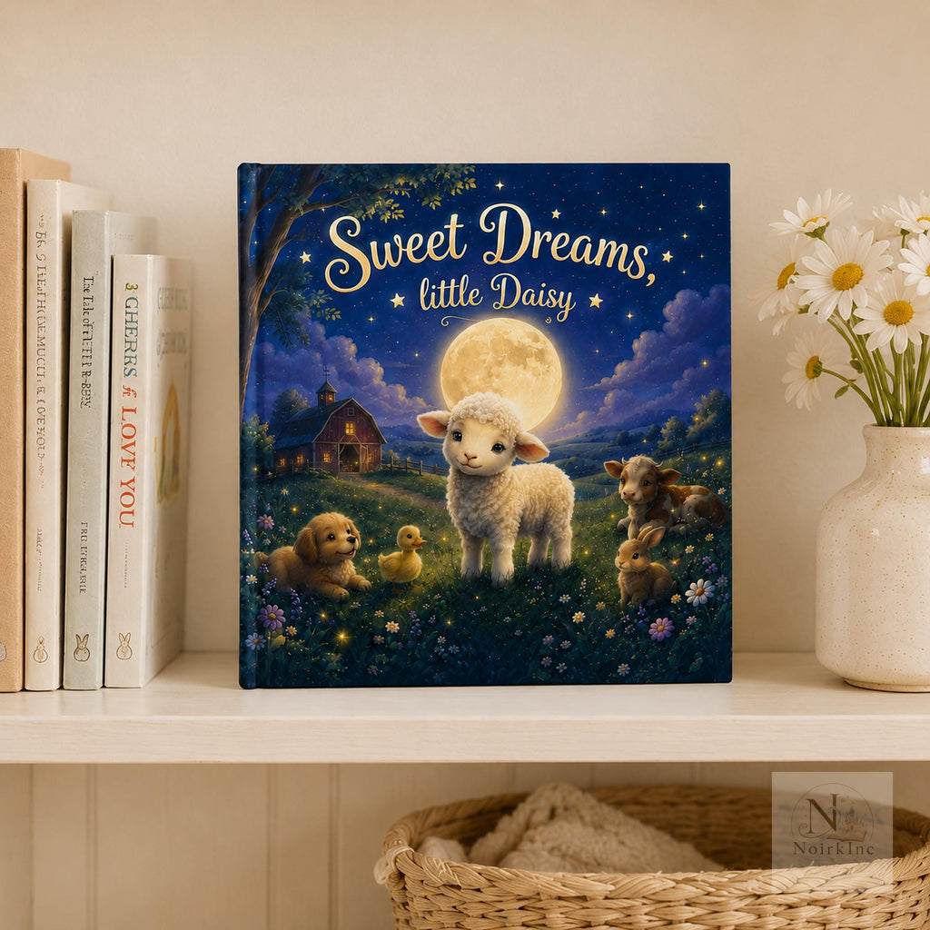 Personalized Bedtime Story Book With Farm Animals