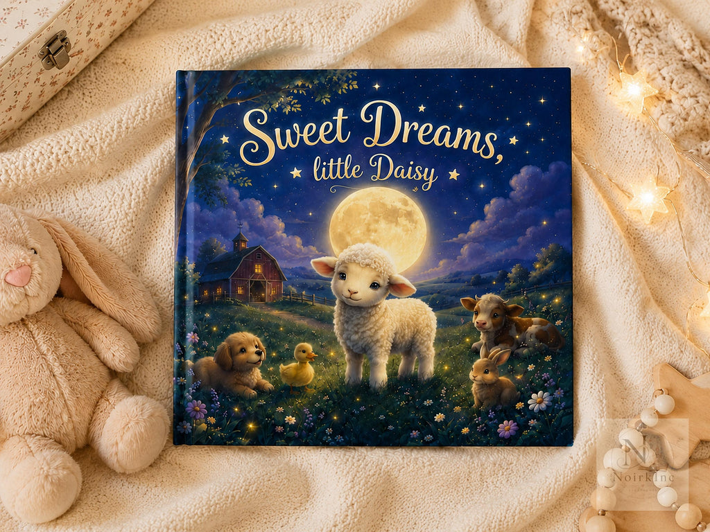 Personalized Bedtime Story Book With Farm Animals