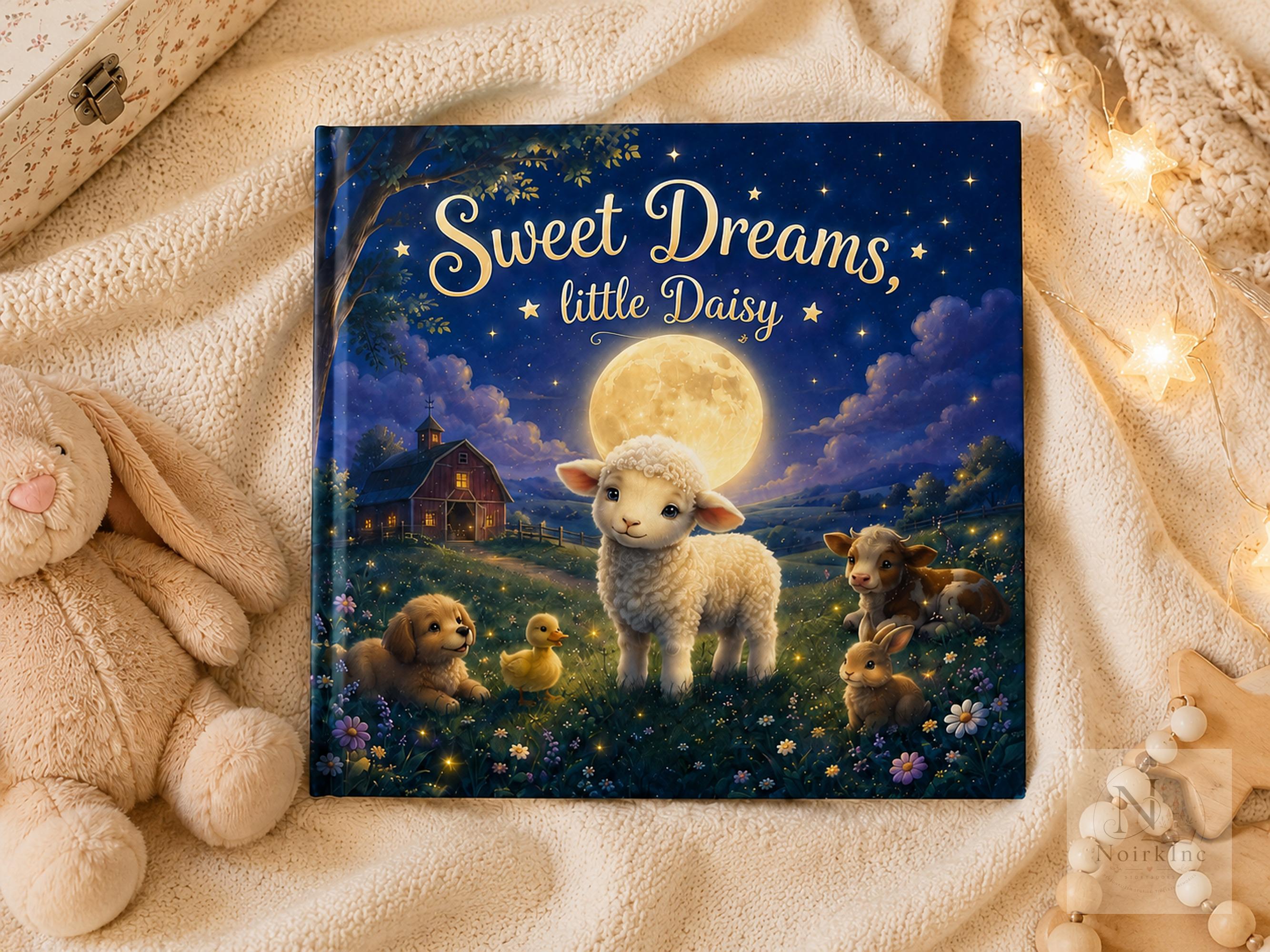 Personalized Bedtime Story Book With Farm Animals