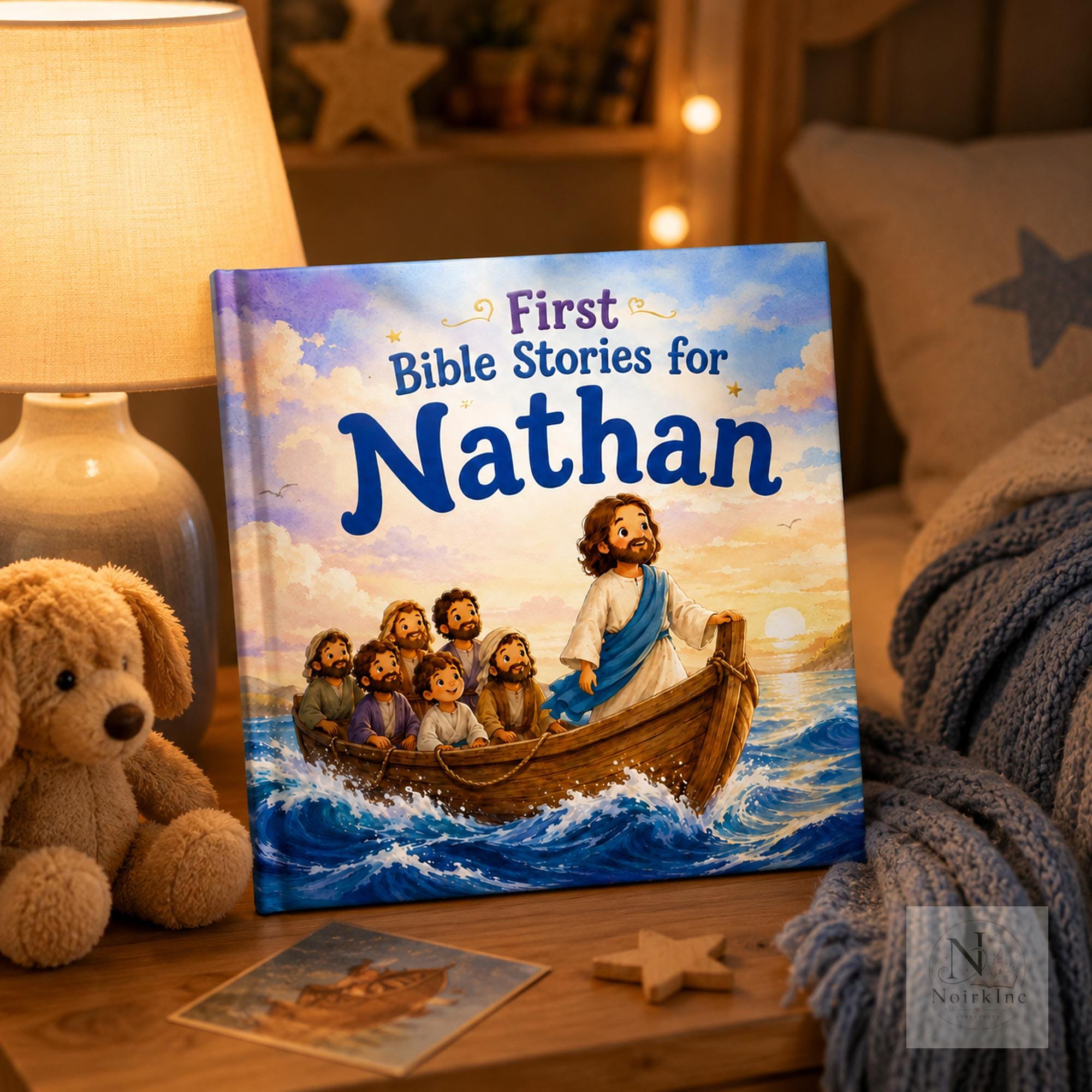 Personalized First Bible Stories Book for Kids