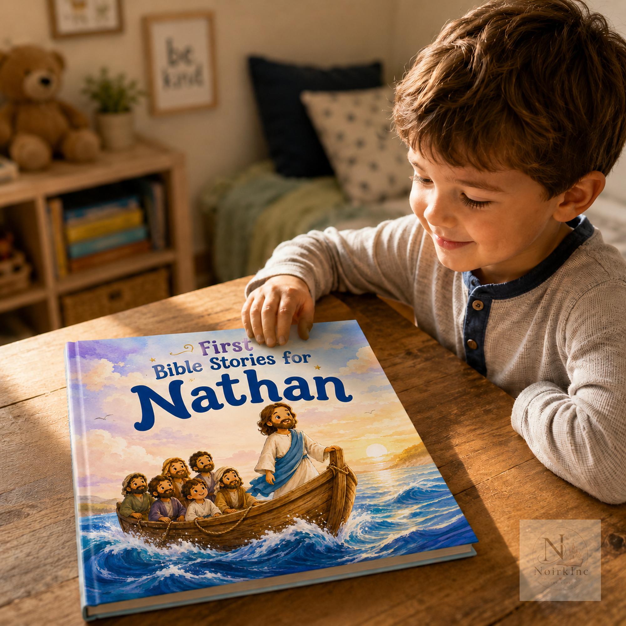 Personalized First Bible Stories Book for Kids
