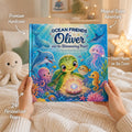 Personalized Ocean Story Book, Custom Name Hardcover for Kids