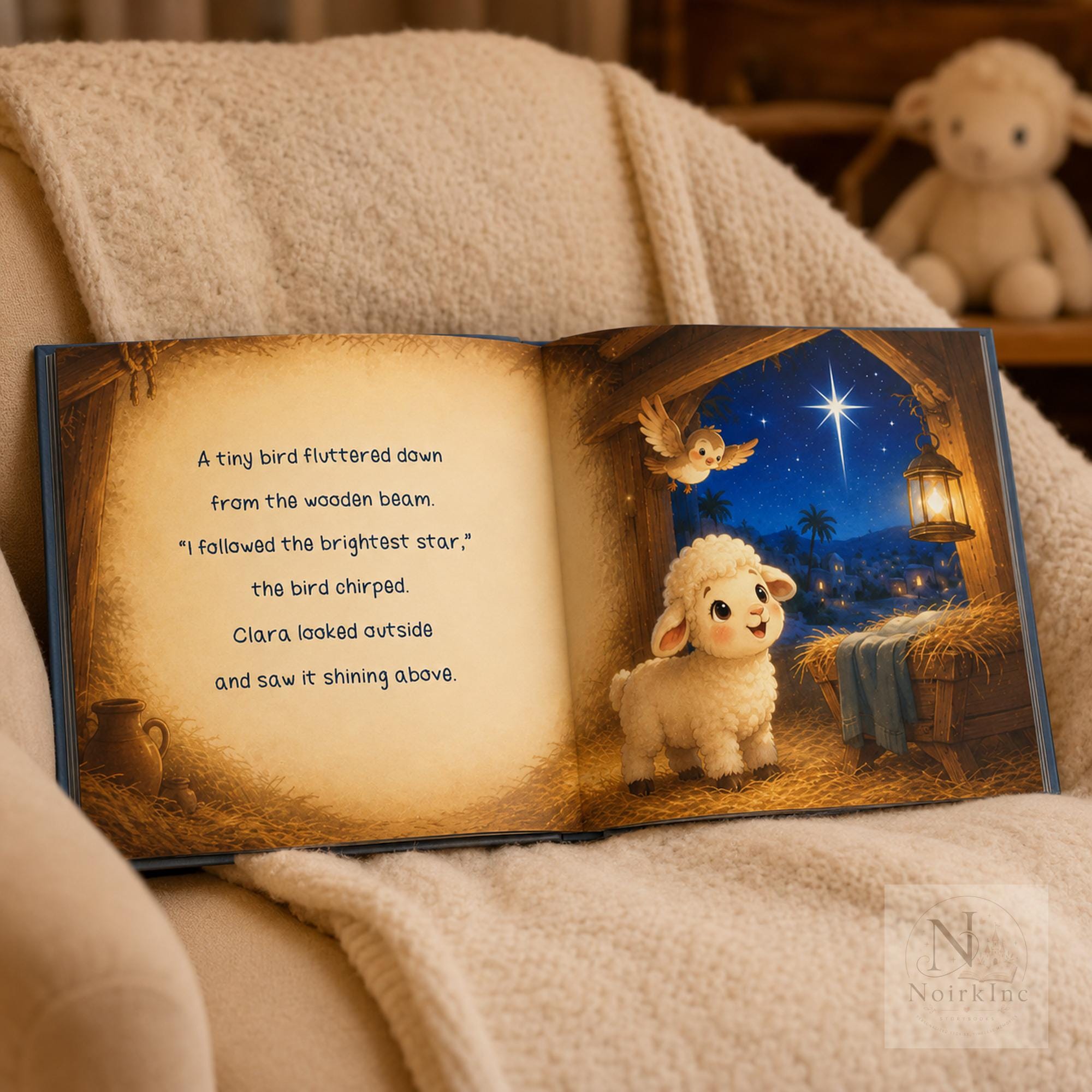 Personalized Baptism Book for Babies, Christian Keepsake