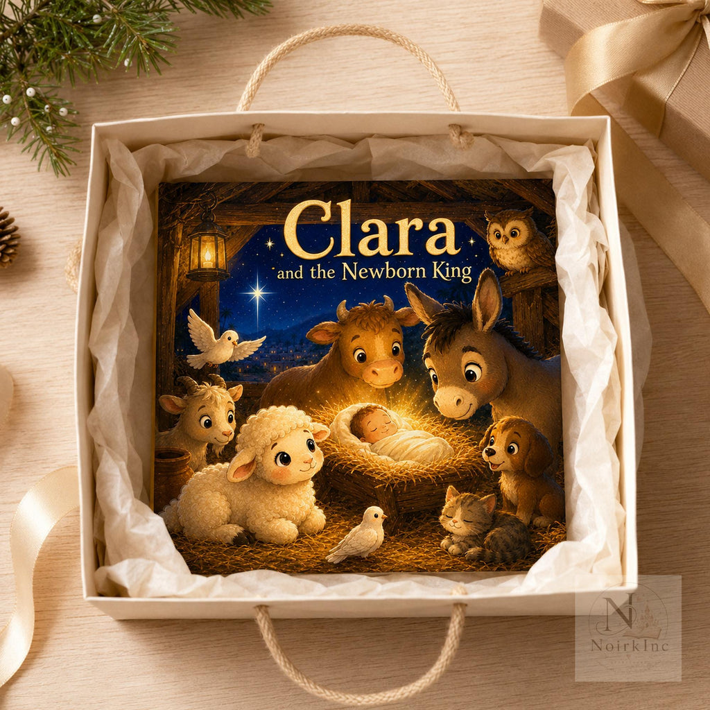 Personalized Baptism Book for Babies, Christian Keepsake