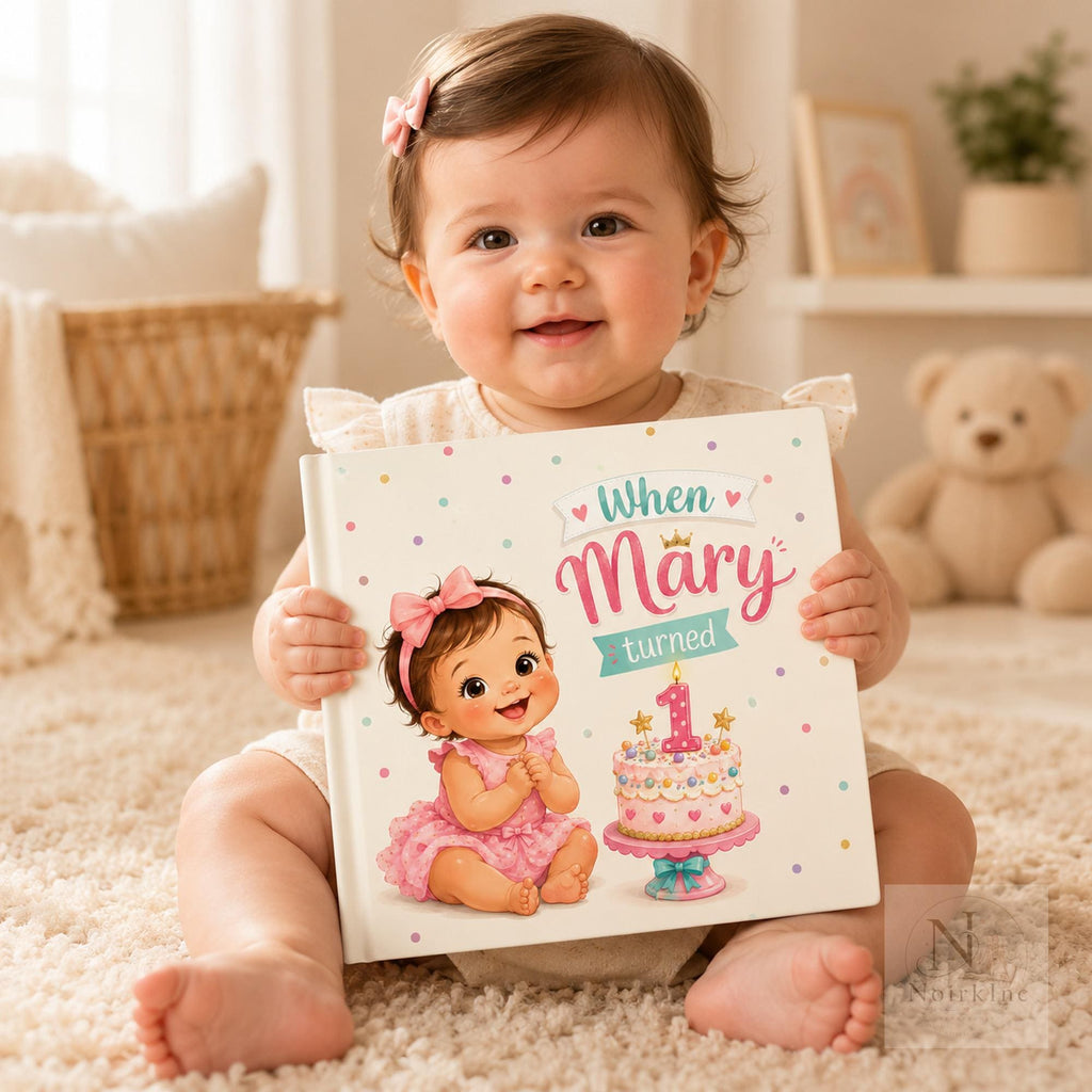 Personalized First Birthday Book for Boys and Girls