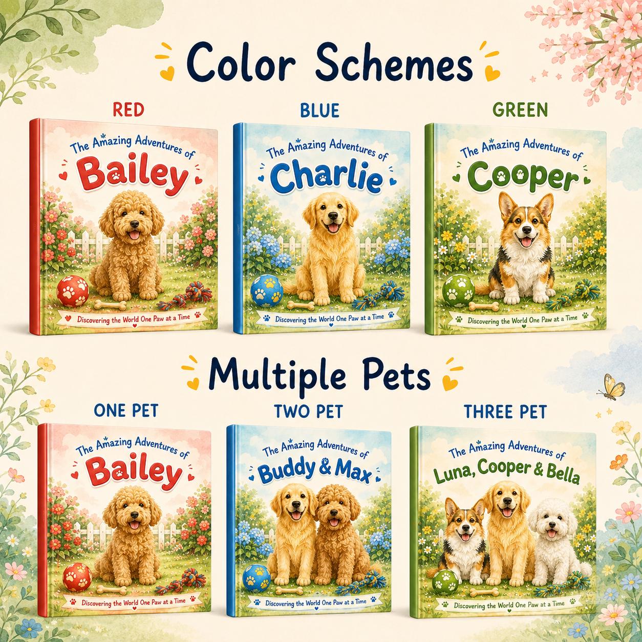 Personalized Dog Story Book With Pet Photo