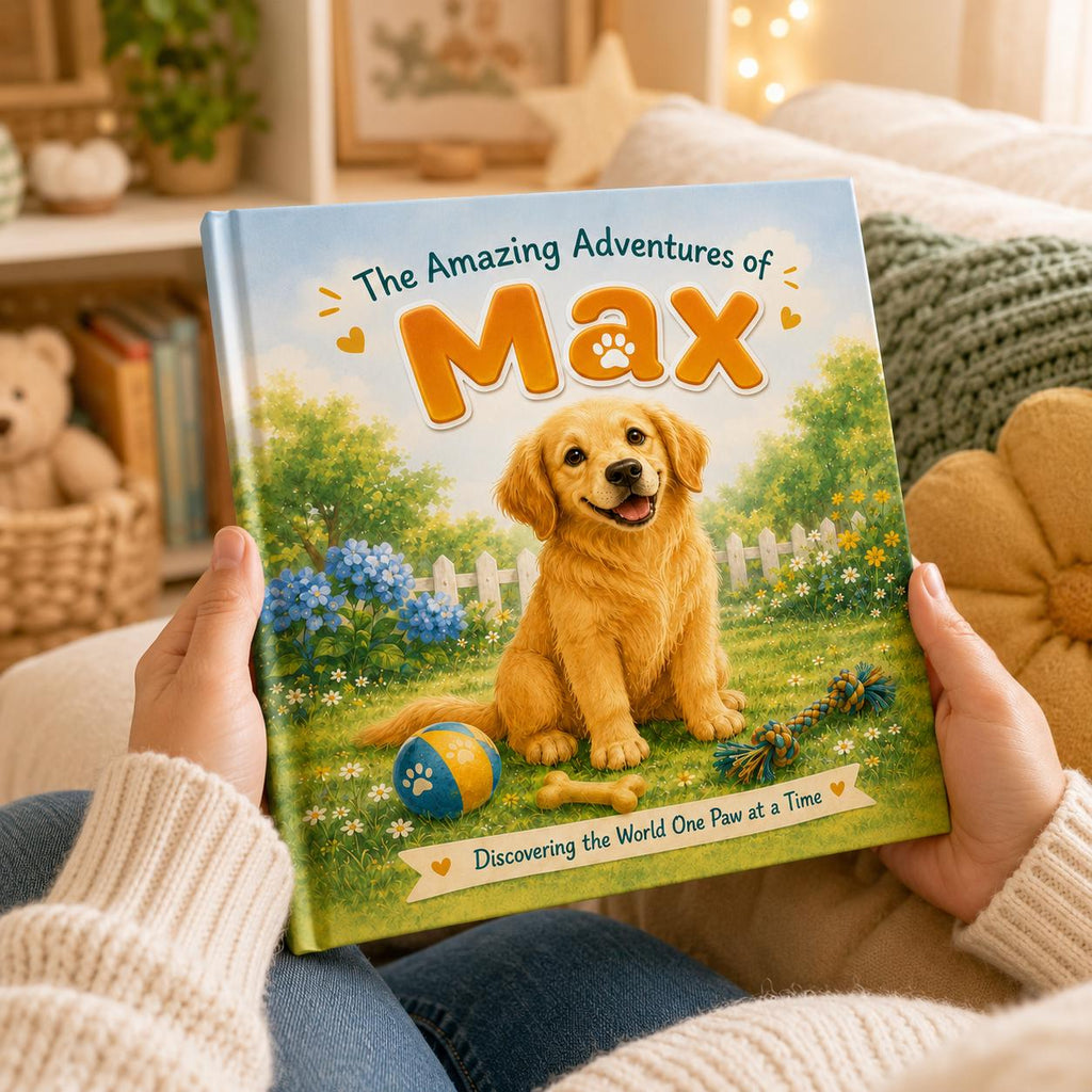 Personalized Dog Story Book With Pet Photo