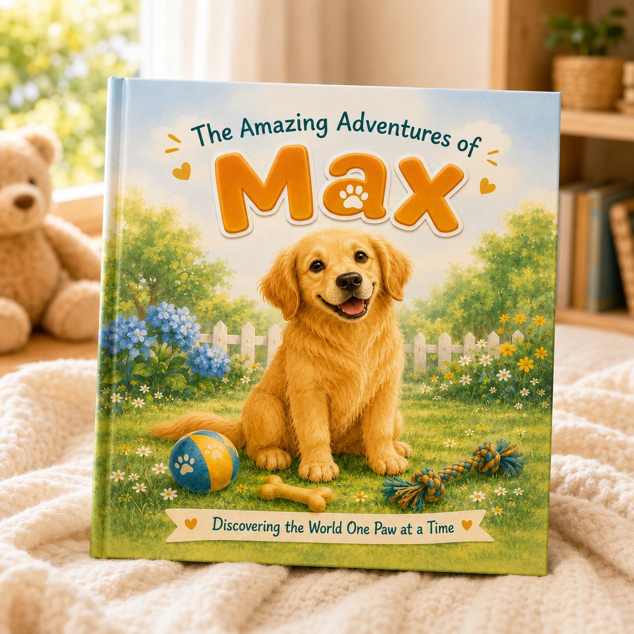 Personalized Dog Story Book With Pet Photo