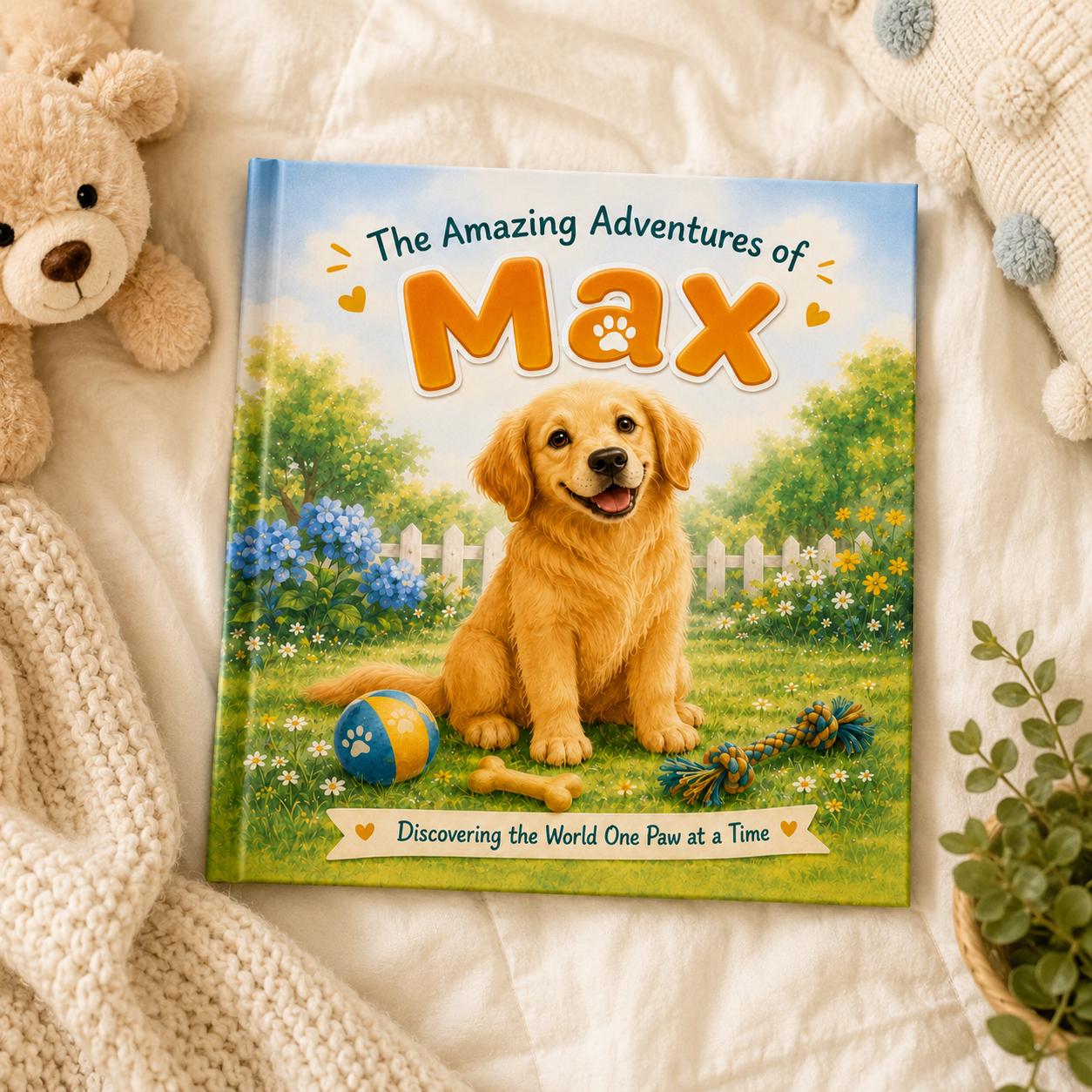 Personalized Dog Story Book With Pet Photo