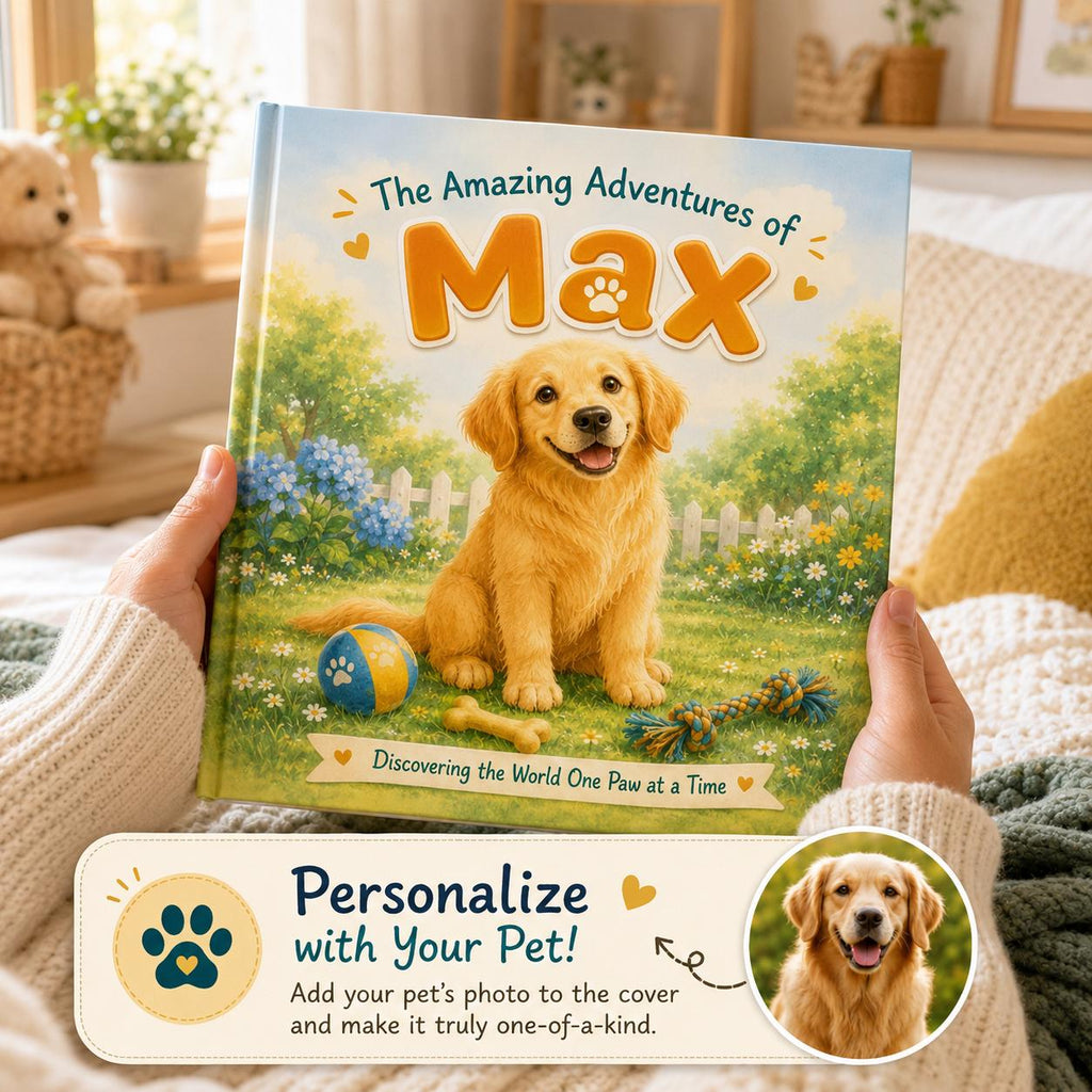 Personalized Dog Story Book With Pet Photo