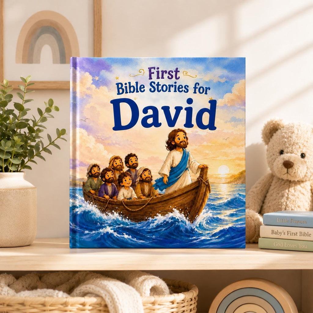 Personalized Bible Story Book for Kids | Custom Baptism Gift
