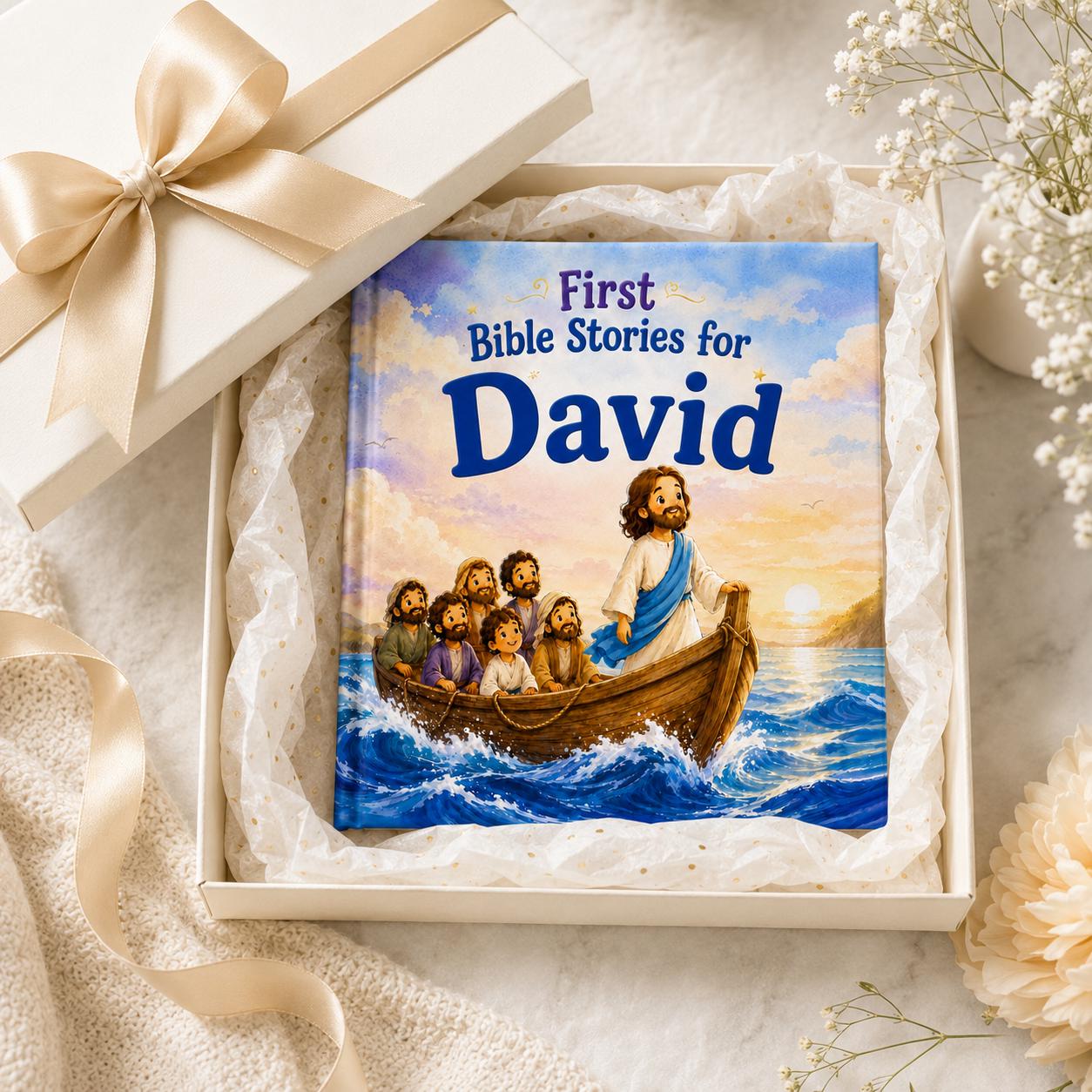 Personalized Bible Story Book for Kids | Custom Baptism Gift