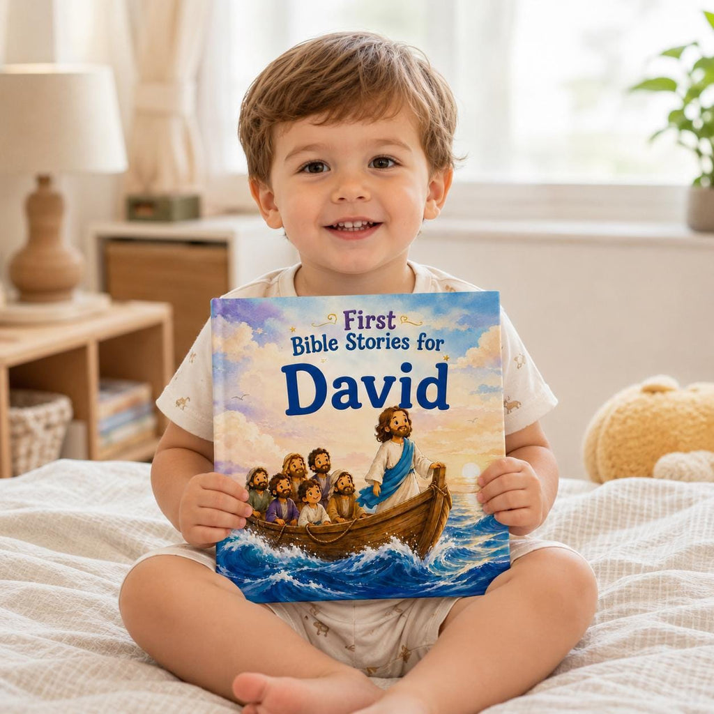 Personalized Bible Story Book for Kids | Custom Baptism Gift