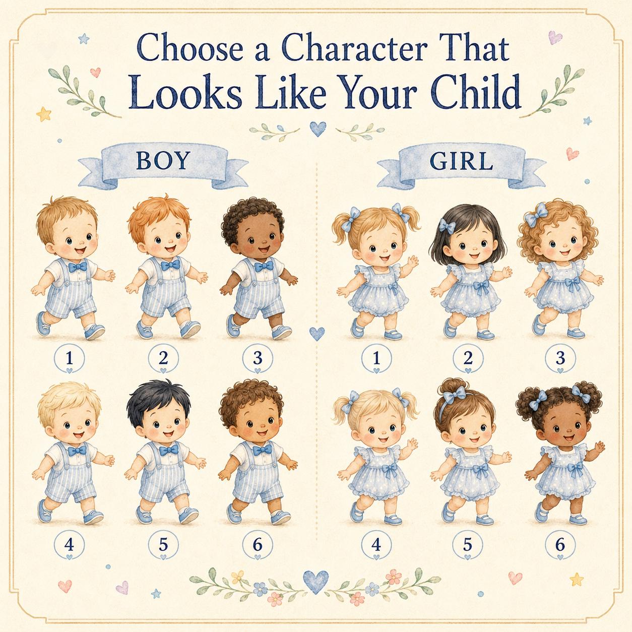 Personalized First Birthday Book for Baby