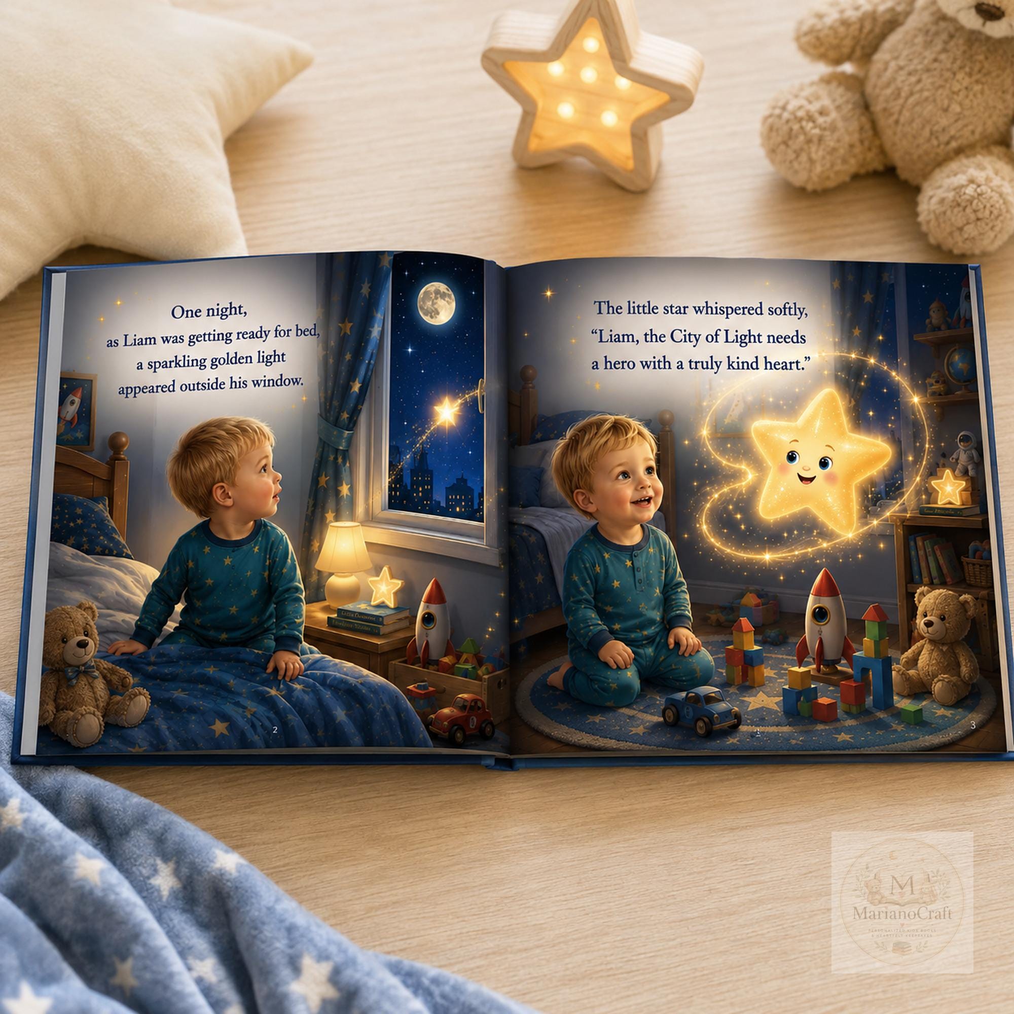 Personalized Superhero Book for Kids With Custom Name and Face