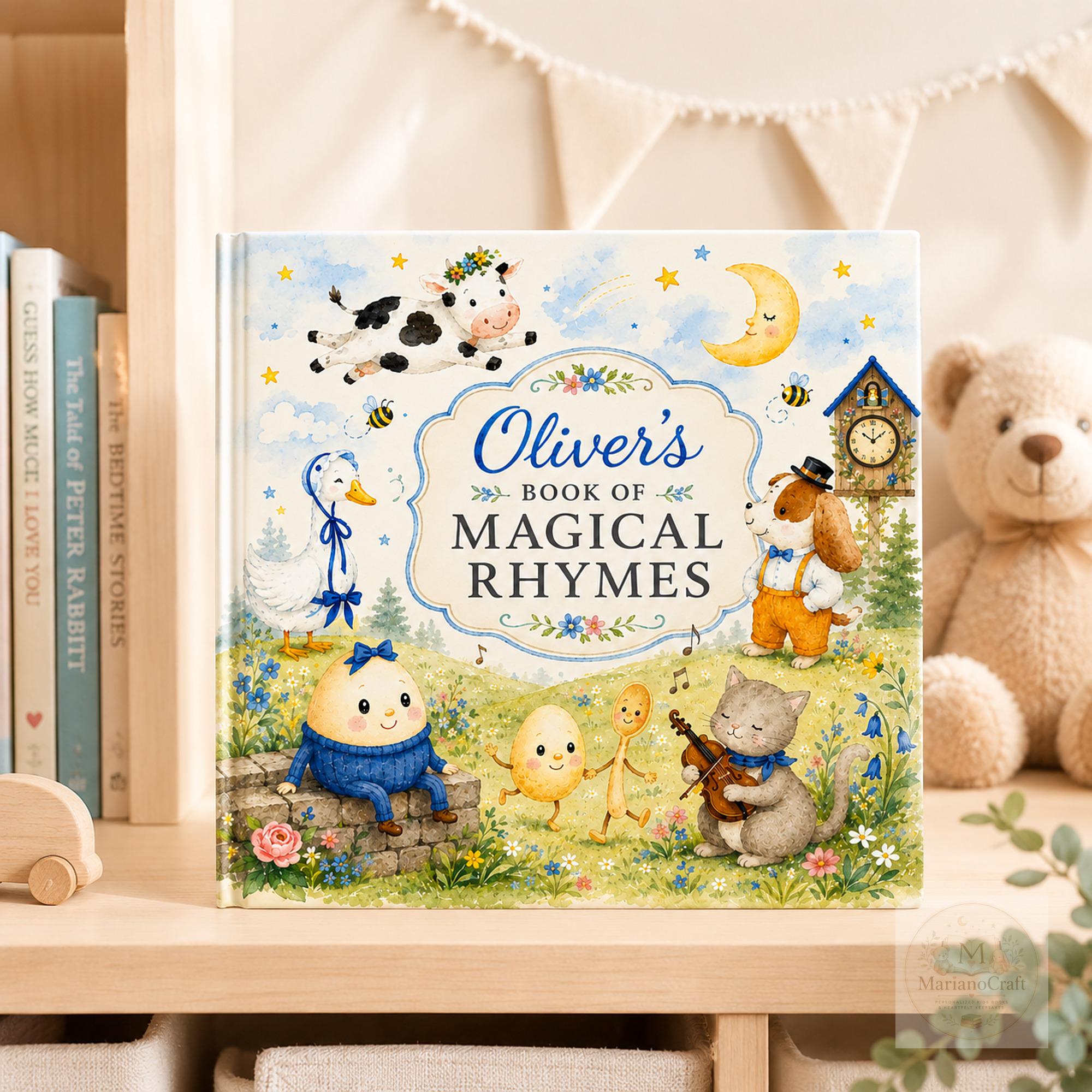 Personalized Nursery Rhyme Book for Babies