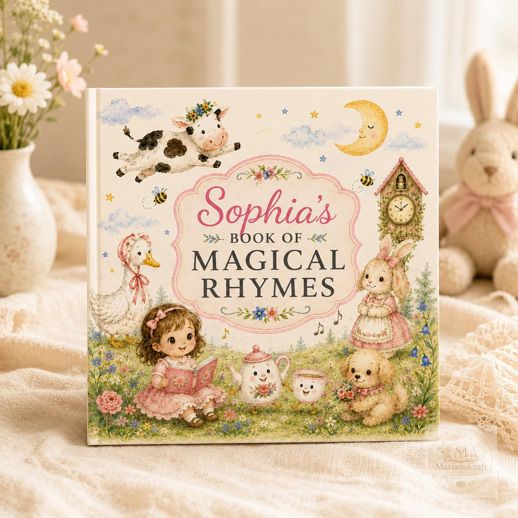 Personalized Nursery Rhyme Book for Babies