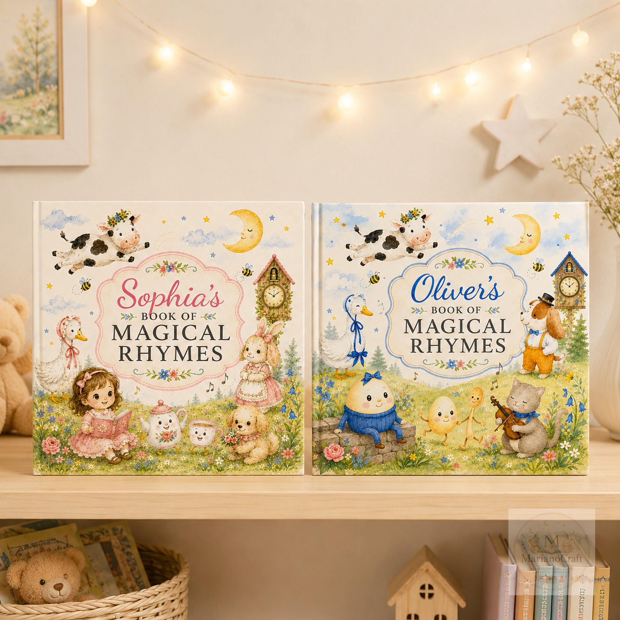 Personalized Nursery Rhyme Book for Babies