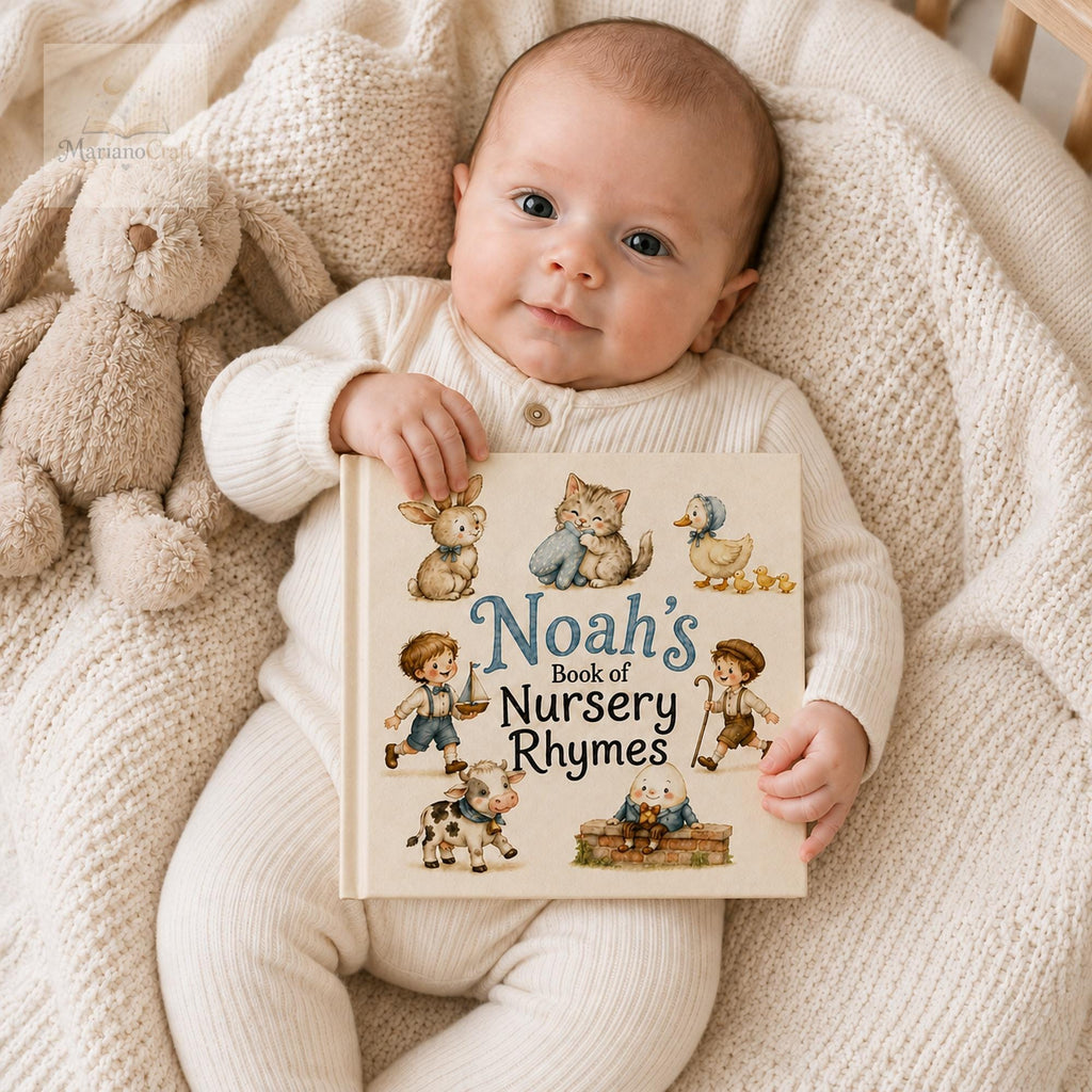 Personalized Nursery Rhyme Book for Babies