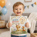 Personalized Birthday Book for Kids, Woodland Keepsake Gift