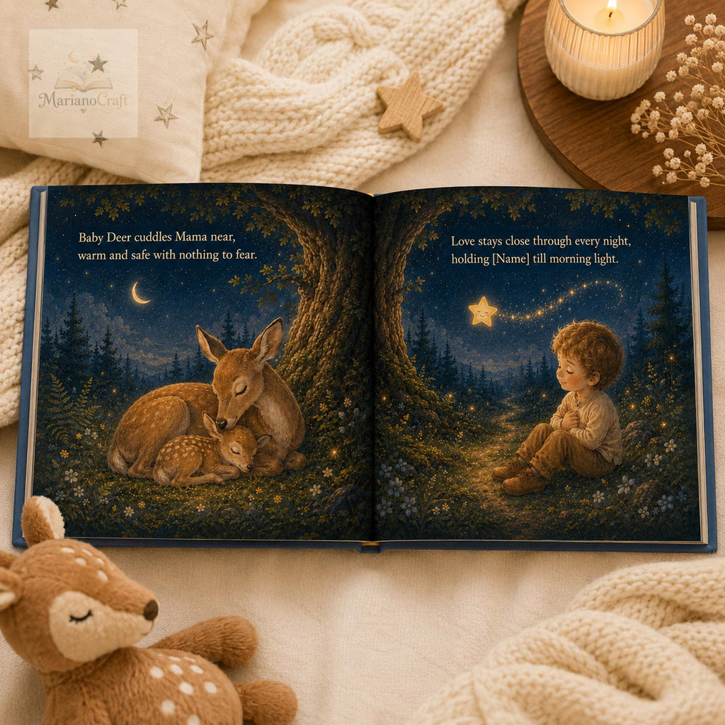 Personalized Bedtime Story Book With Custom Name