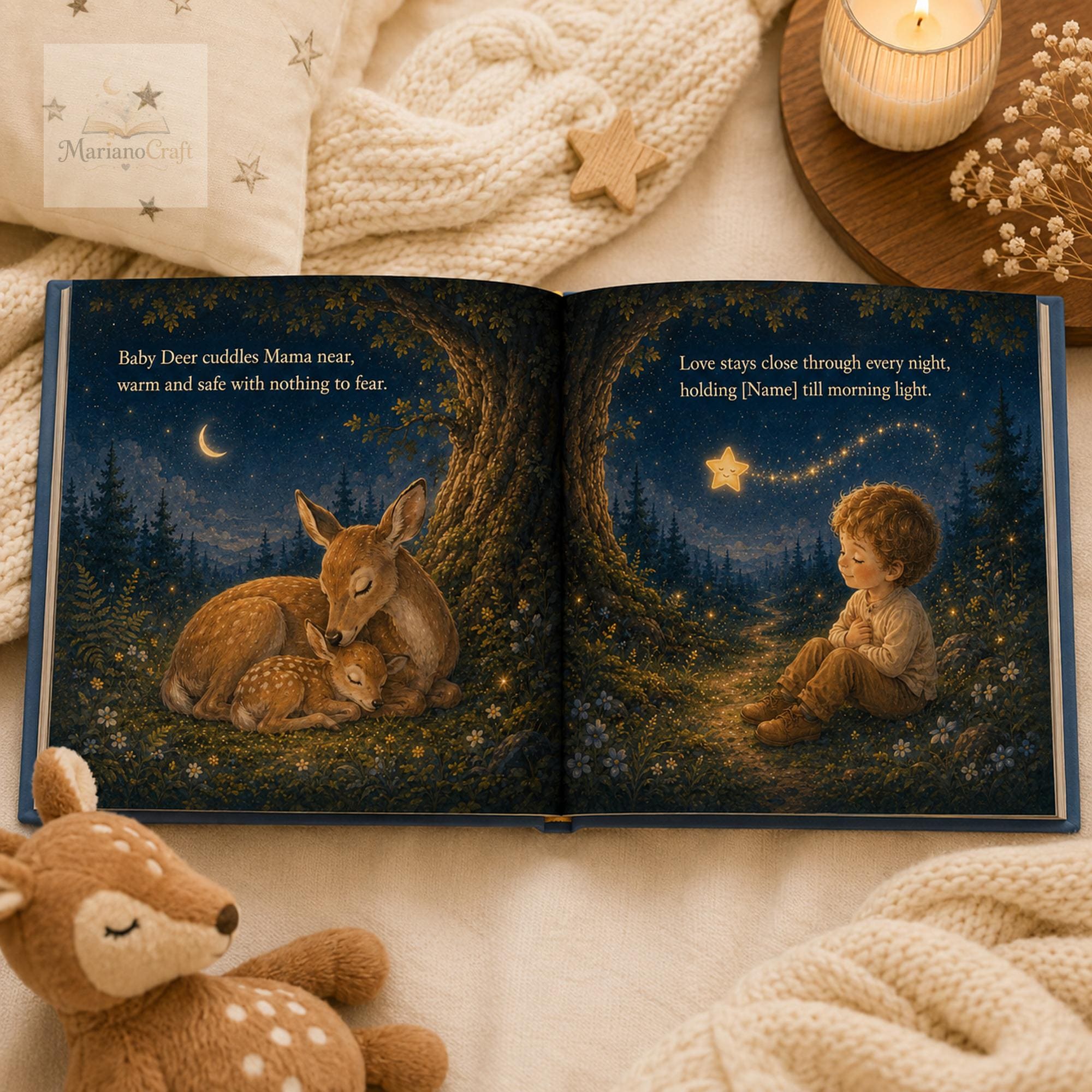 Personalized Bedtime Story Book With Custom Name