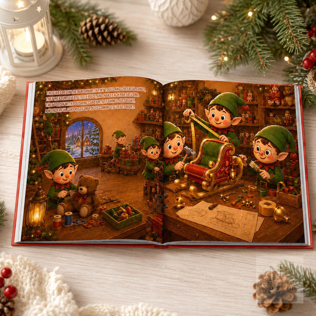 Personalized Christmas Book for Kids With Santa Letter