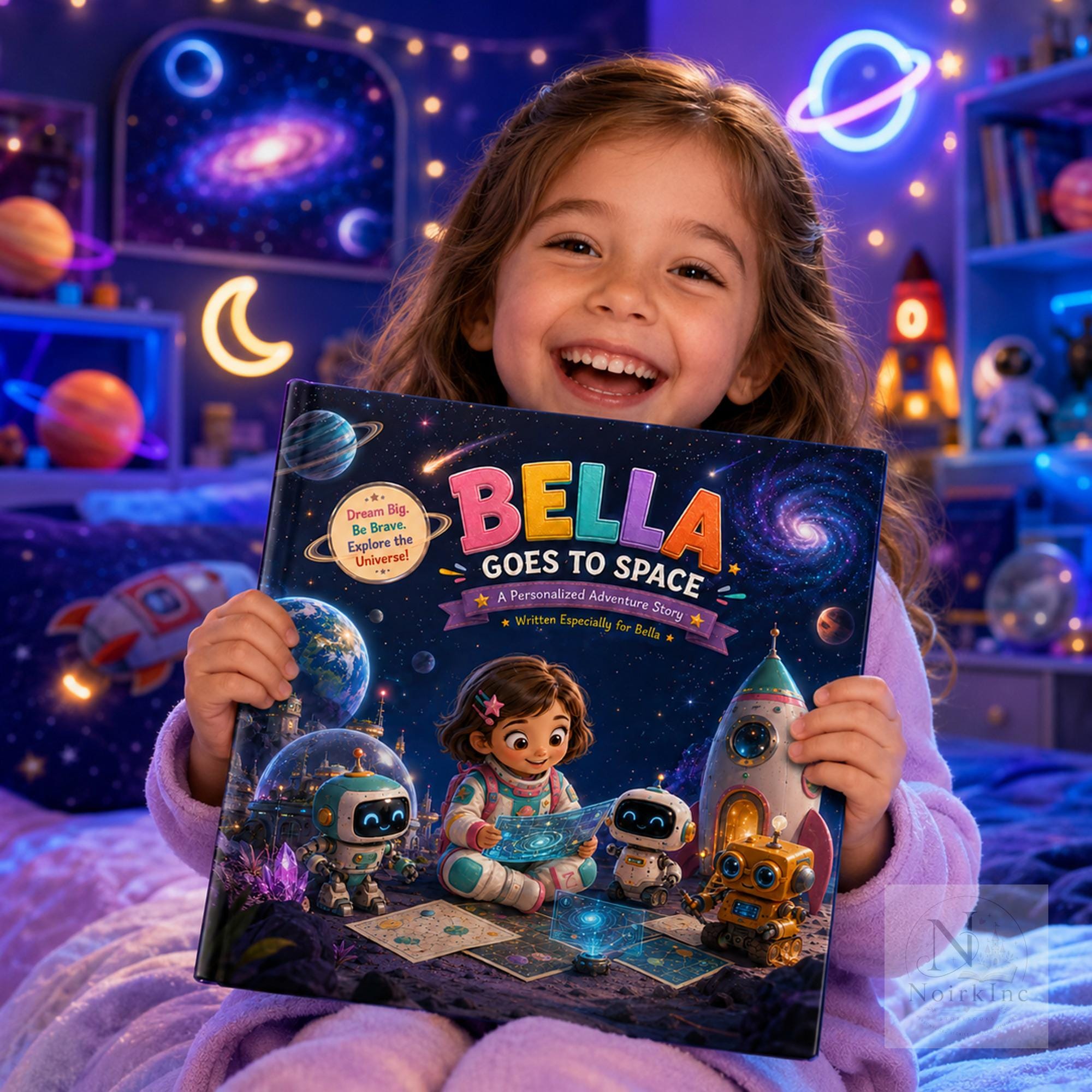 Personalized Space Book for Kids: Custom Astronaut Storybook