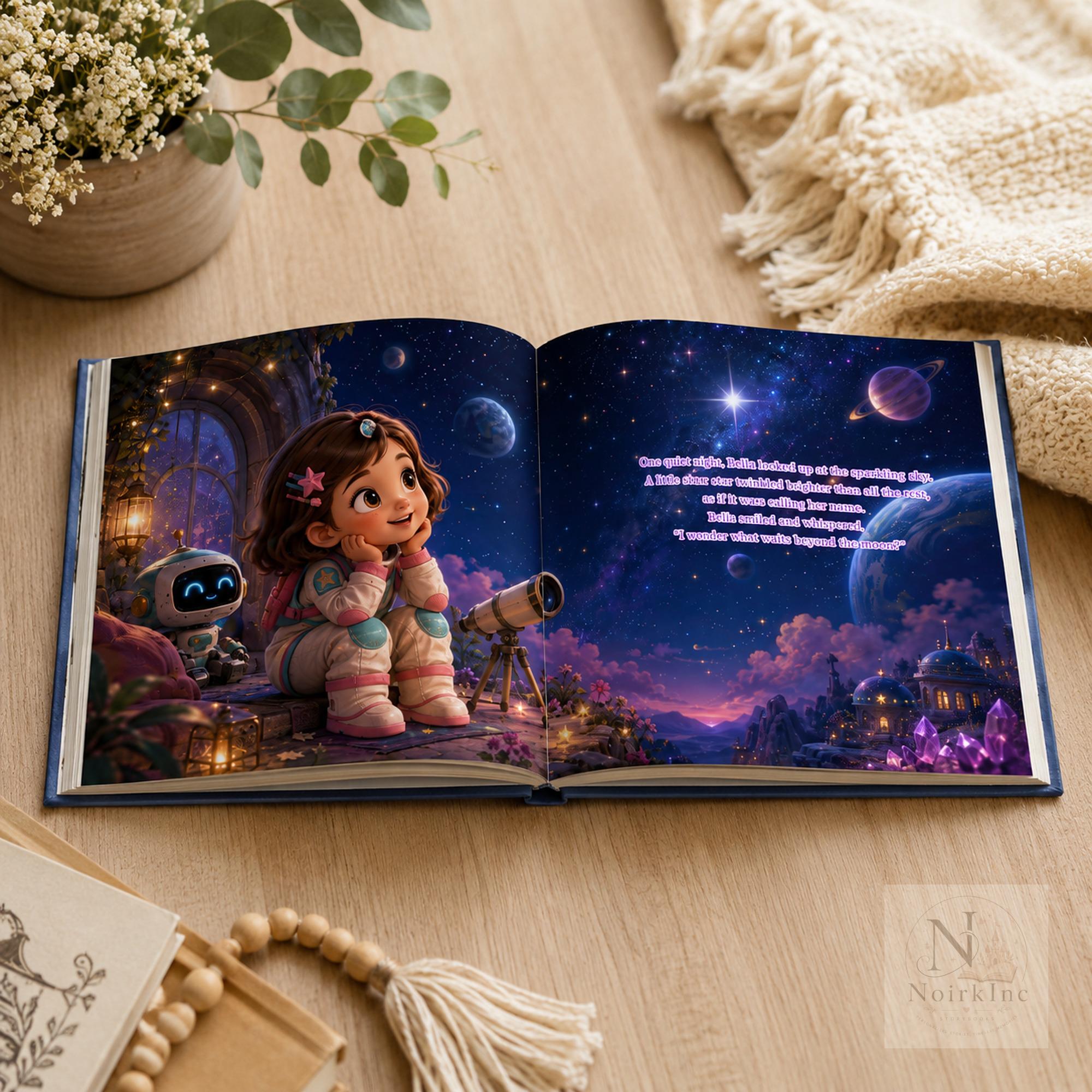 Personalized Space Book for Kids: Custom Astronaut Storybook