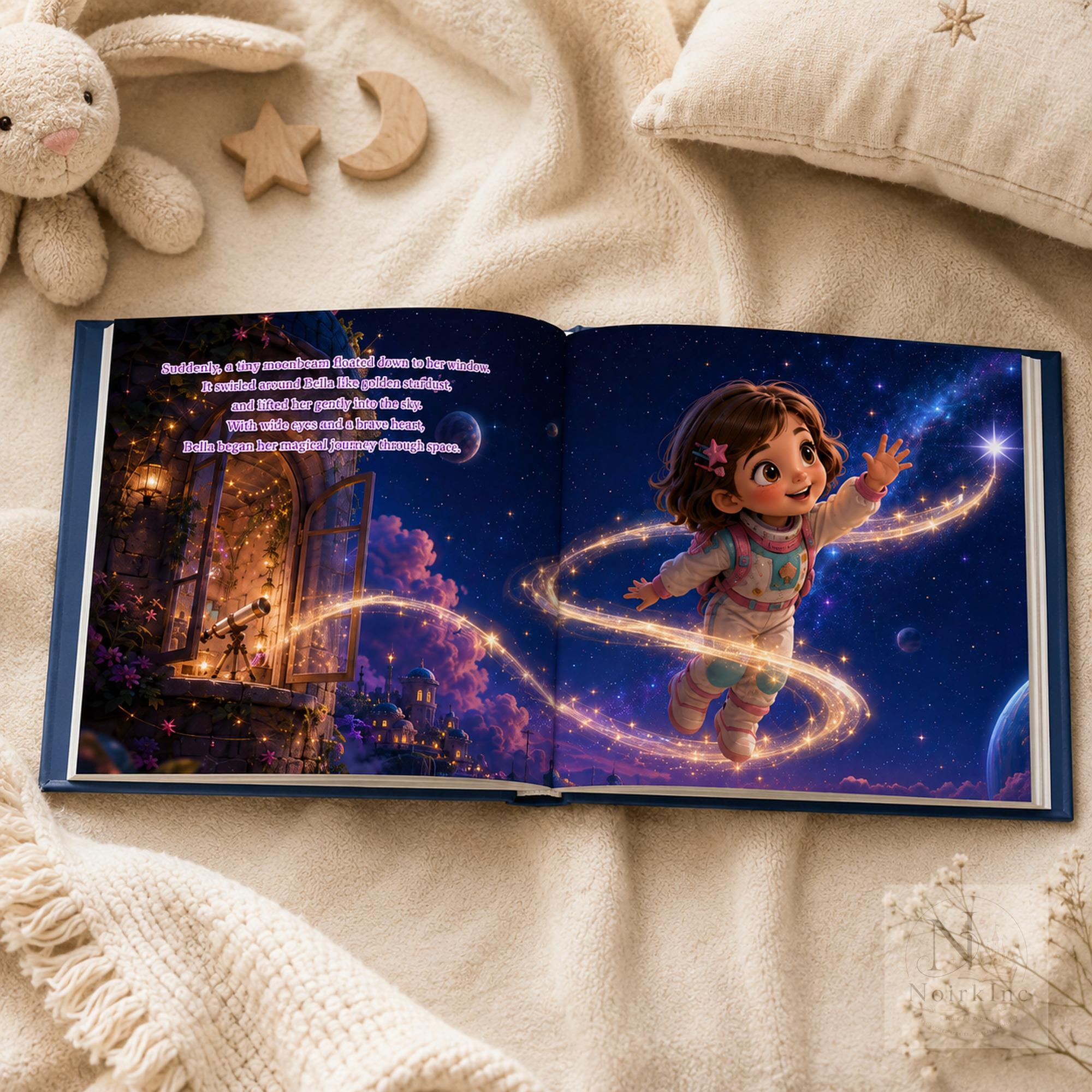 Personalized Space Book for Kids: Custom Astronaut Storybook